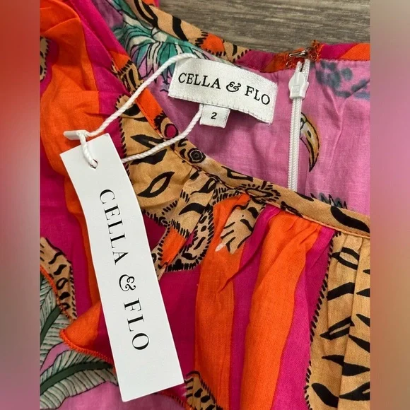 🌺 Cella & Flo Floral Fashion Dress – Size 2 🌺 - Picture 9 of 16